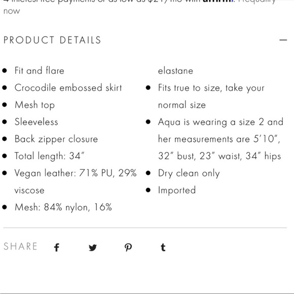 New Alice and Olivia Charra vegan leather dress - Picture 15 of 16